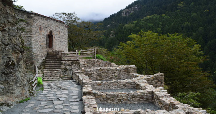 sümela manastırının içi